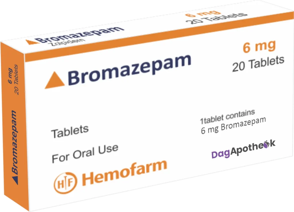 Bromazepam 6mg Dagapotheek.com