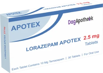 Lorazepam 2.5mg Dagapotheek.com