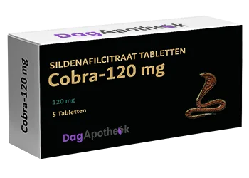 Cobra 120mg Sildenafilcitraat 5 Tabletten Dagapotheek.com