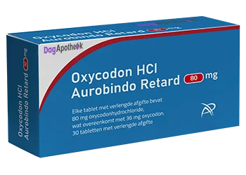 Oxycodon HCl 80mg 1 Tablet Dagapotheek.com