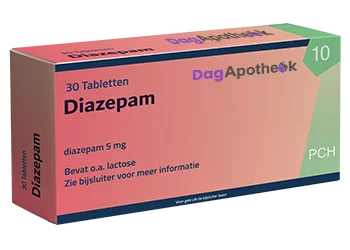 Diazepam 5mg 30 tabletten Dagapotheek.com