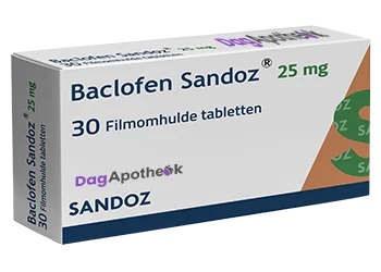 Baclofen Sandoz 25mg 30 tabletten Dagapotheek.com